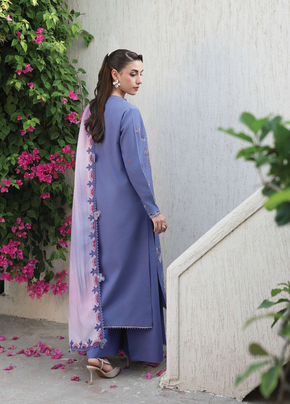 The Heirloom by Seran Unstitched Embroidered Karandi 3 Piece Suit SN26UTH Alera D-11 - Casual Collection