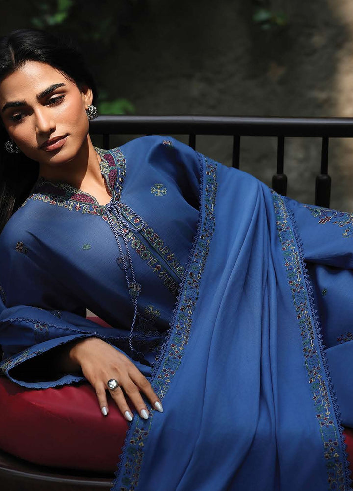 The Heirloom by Seran Unstitched Embroidered Khaddar 3 Piece Suit SN26UTH Avelis D-08 - Casual Collection