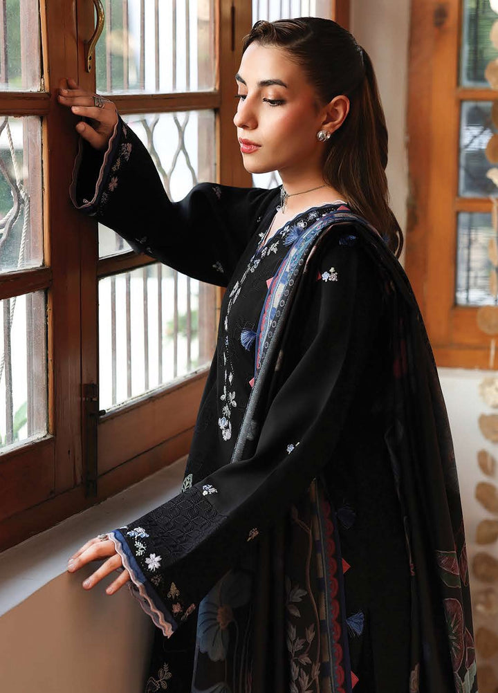 The Heirloom by Seran Unstitched Embroidered Marina Twill 3 Piece Suit SN26UTH Noira D-12 - Casual Collection