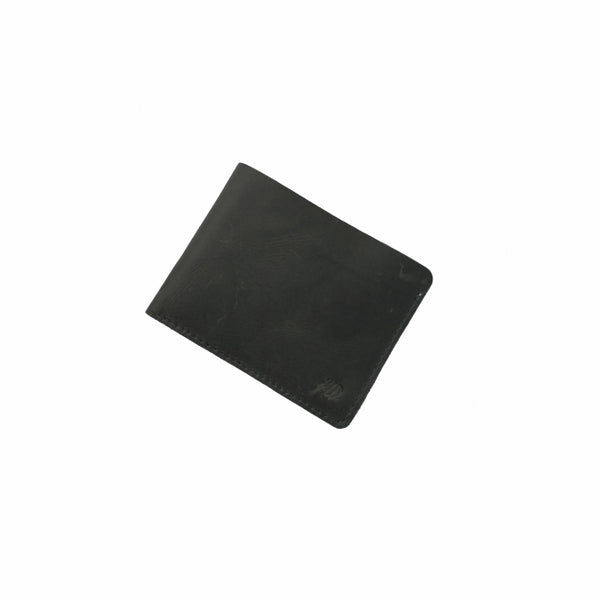 Vintage by Jild Mens Genuine Vintage Leather Wallet-CHARCOAL BLACK S3 - Wallets Collection