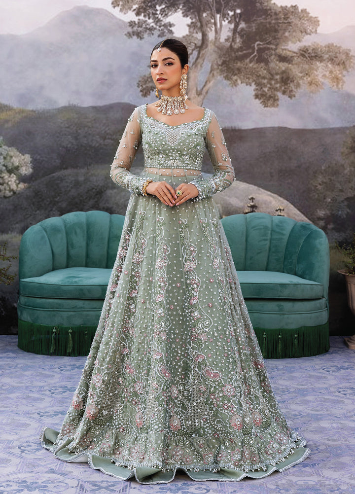 Siraa by Sadaf Fawad Khan Unstitched Suits 3 Piece SDF25SF  Seafoam - Formals Collection