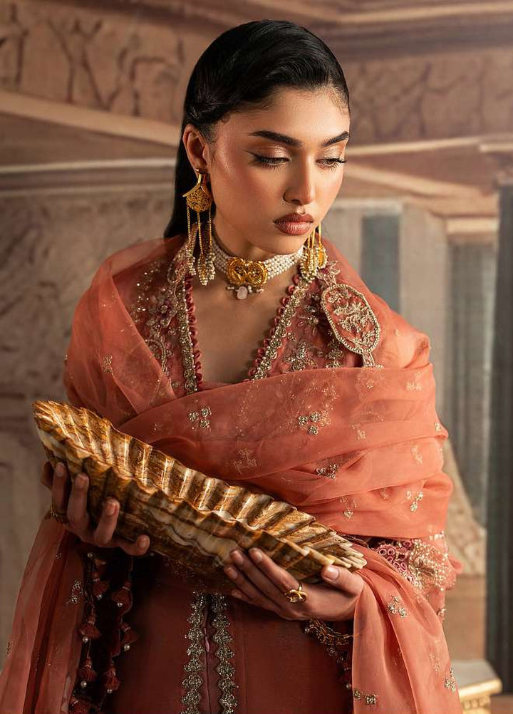 Royal Lumiere by Sadaf Fawad Unstitched Embroidered Organza 3 Piece Suit LALEH NOOR - Festive Collection