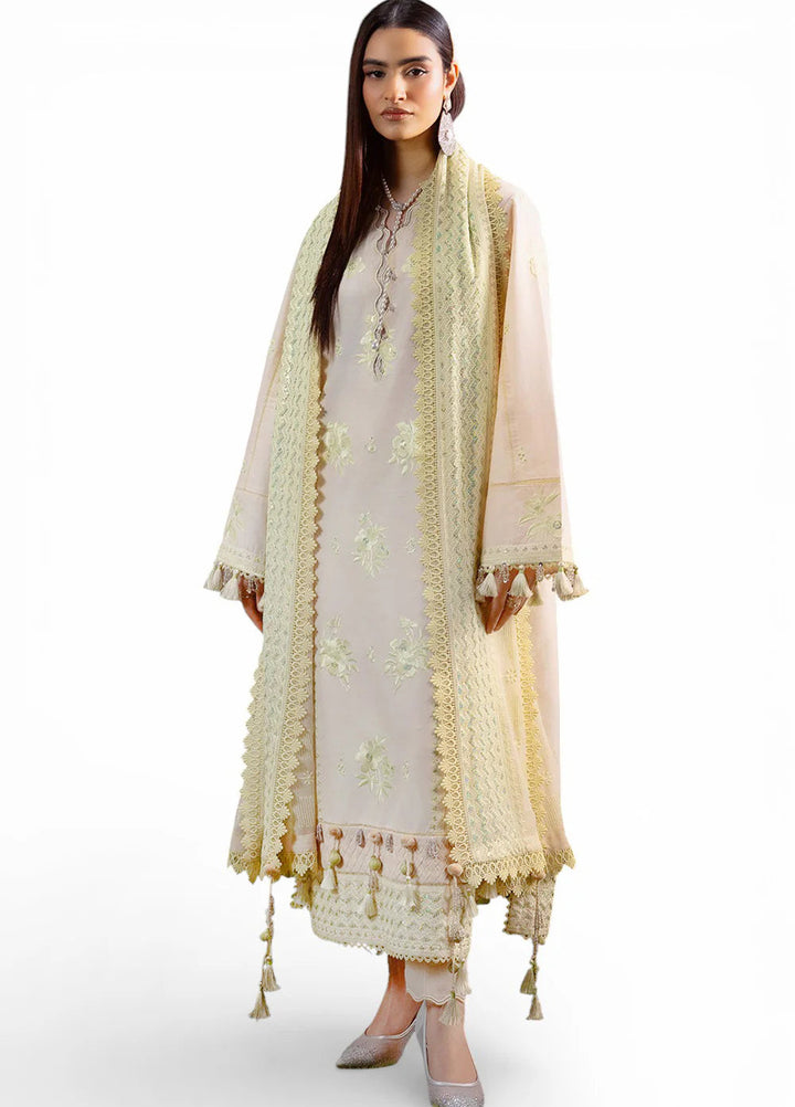 Slow Bloom by Gul Ahmed Unstitched Embroidered Lawn 3 Piece Suit GA26USB PM-62018 - Summer Collection