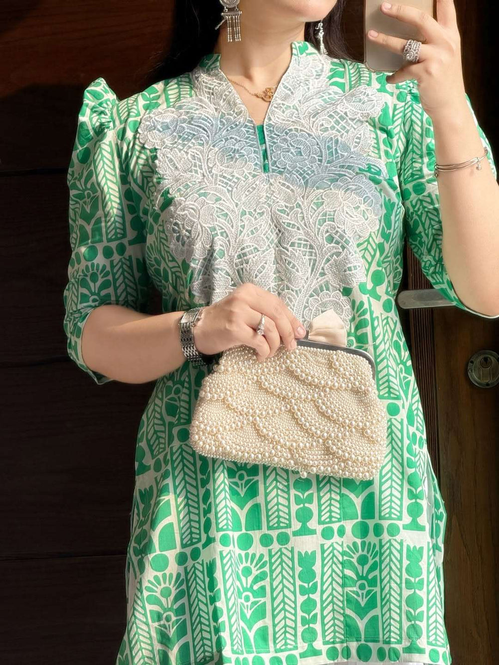 Urban Cut RTW Embroidered Cotton Co-Ord Sets Suit C-1 - Casual Collection
