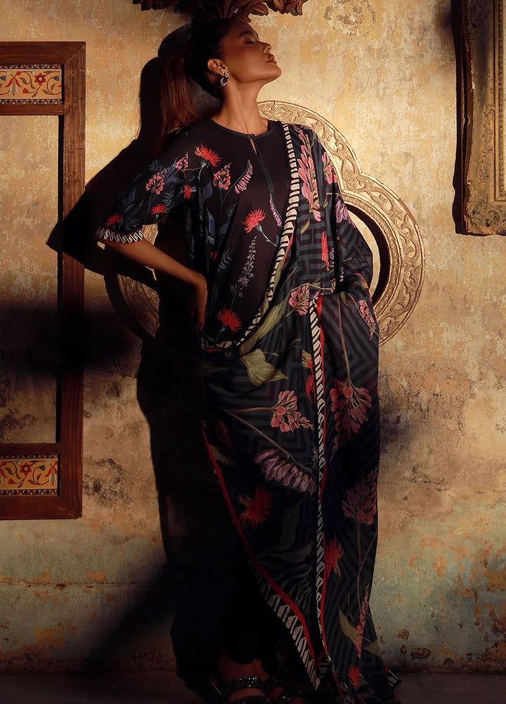 Elara by Sahar Embroidered Cambric Suits Unstitched 3 Piece SHR25EP Starry Garden - Winter Collection
