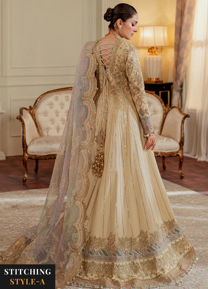 Chantelle by Baroque Unstitched Embroidered Net 3 Piece Suit BQ26UCF V13-D06 - Festive Collection