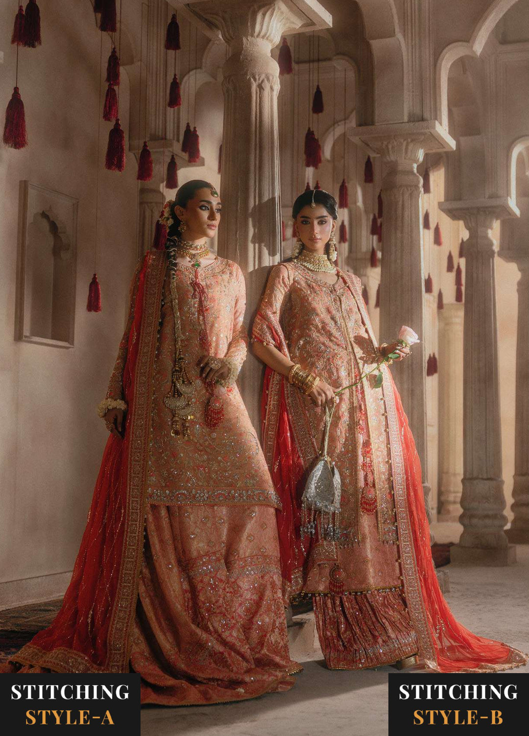 Aik Atelier Unstitched Embroidered Khaadi Net 3 Piece Suit AIK26UAAW B2606 - Wedding Collection