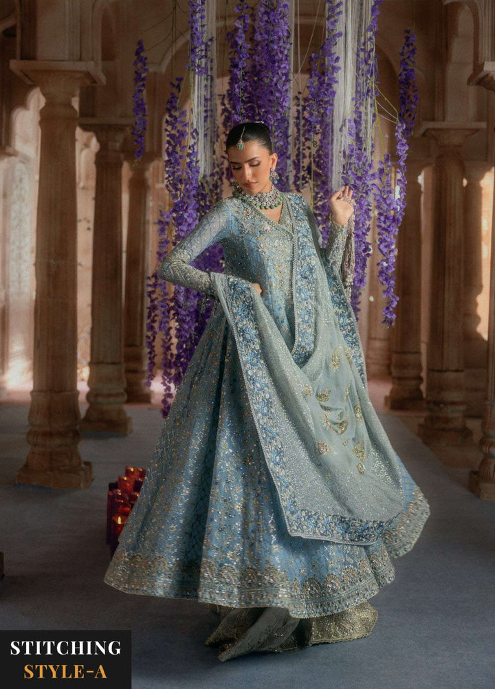 Aik Atelier Unstitched Embroidered Chiffon 3 Piece Suit AIK26UAAW B2608 - Wedding Collection