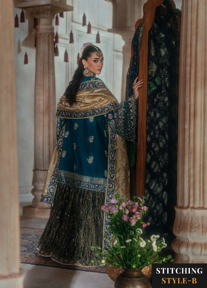 Aik Atelier Unstitched Embroidered Medium Silk 3 Piece Suit AIK26UAAW B2607 - Wedding Collection