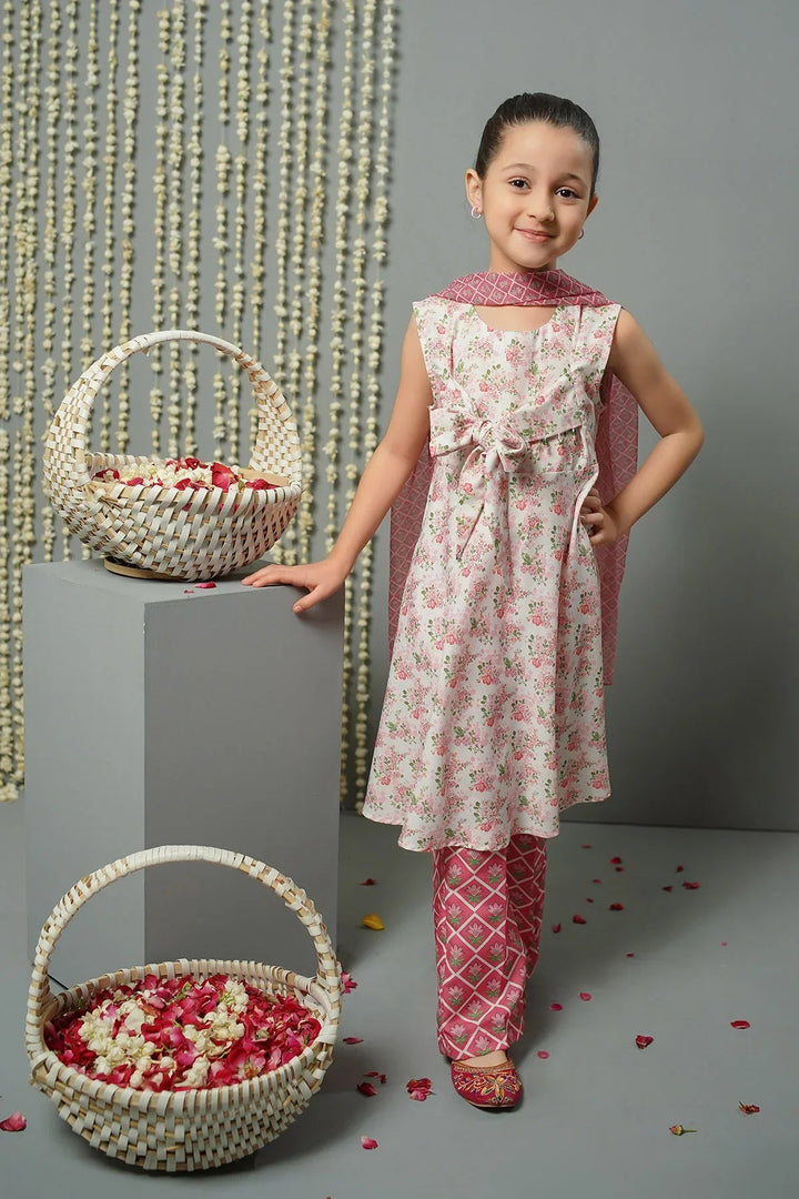 Ochre RTW Printed Girls 3 Piece Lawn  INDP-08 - Summer Collection