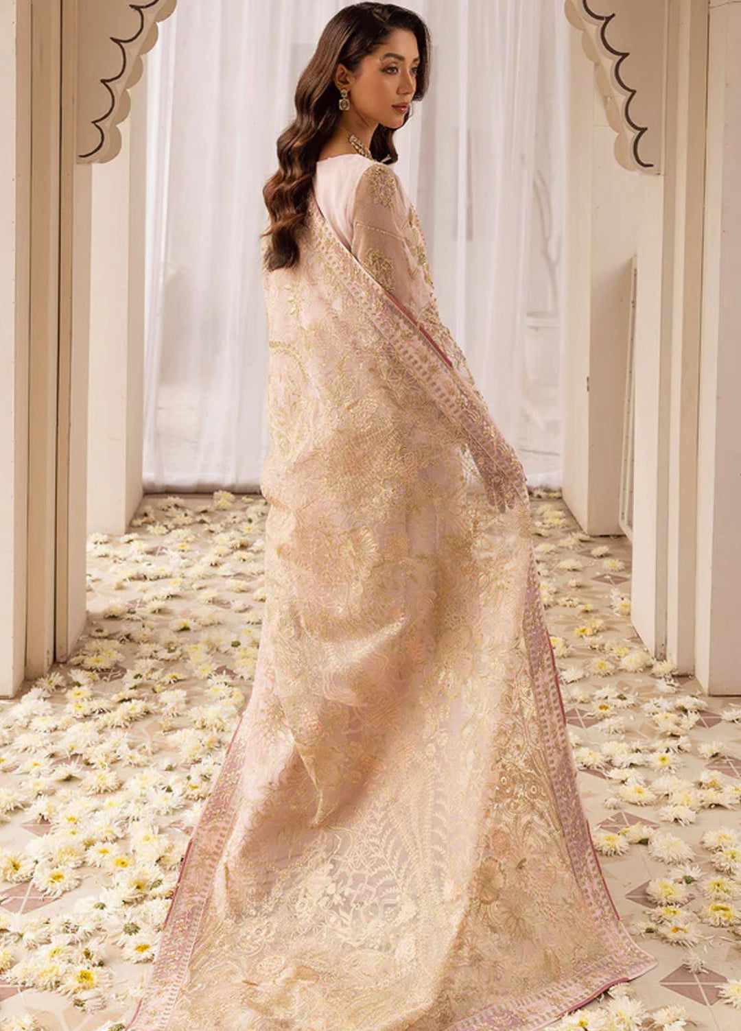 Tessa Studio Embroidered Net Suits Unstitched 4 Piece Dur e Fishan - Formals Collection