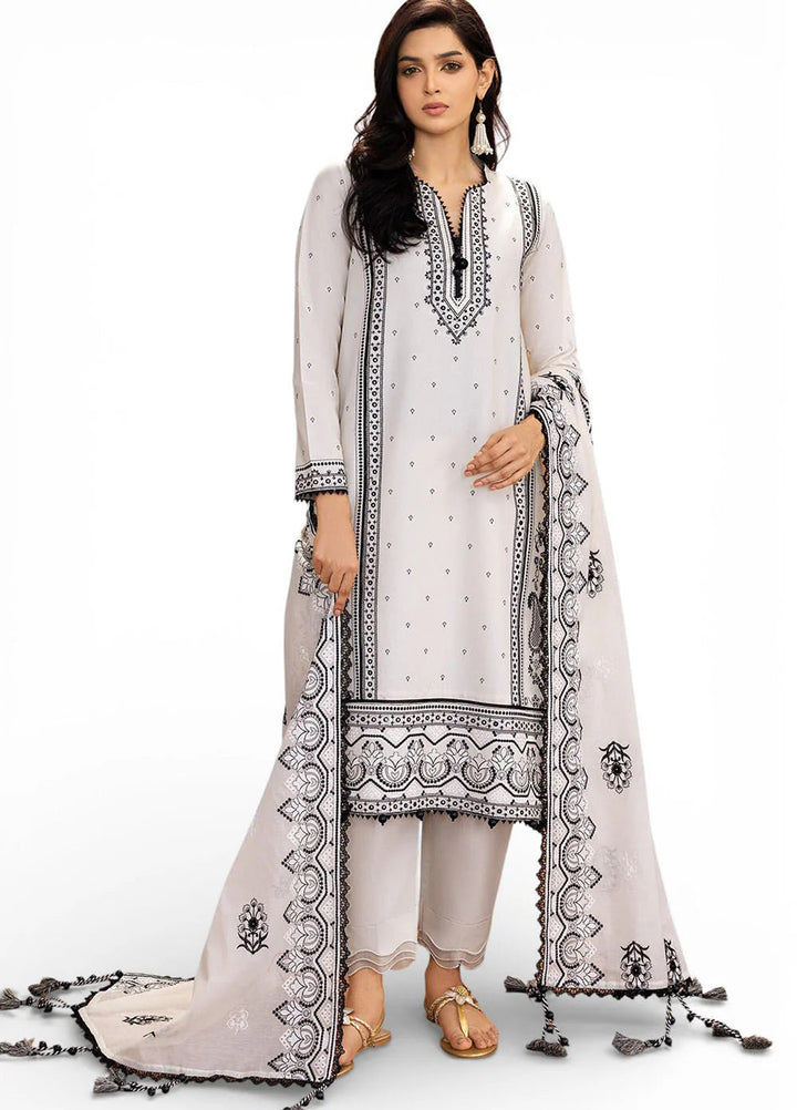 The Poetry of Luxury by Gul Ahmed Unstitched Embroidered Lawn 3 Piece Suit GA26UPL PM-62051 - Summer Collection