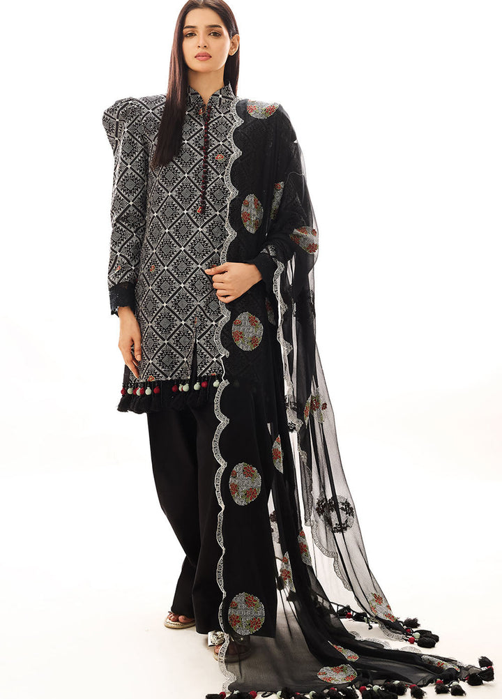 The Poetry of Luxury by Gul Ahmed Unstitched Embroidered Swiss Voile 3 Piece Suit GA26UPL LSV-62003 - Summer Collection