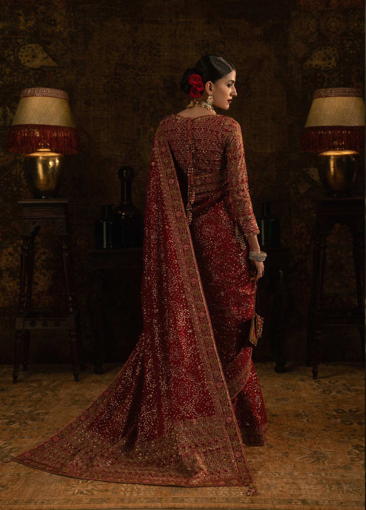 The Sari Edit by Aik Atelier Unstitched Silk Luxury Embroidered Saree AIK25SE Look-01 - Formals Collection