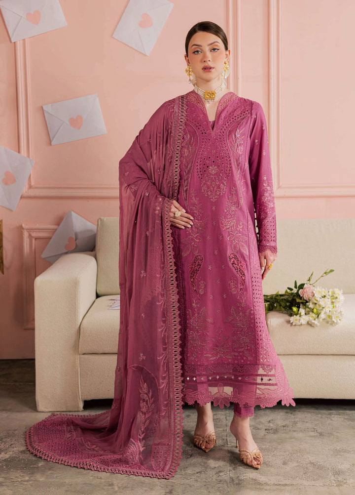 Feya by Nureh Unstitched Embroidered Lawn 3 Piece Suit NU26UFEL FE-13 - Eid Collection