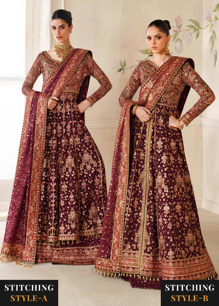 Chantelle by Baroque Unstitched Embroidered Chiffon 3 piece BQ25CF V14- D 05 - Formals Collection