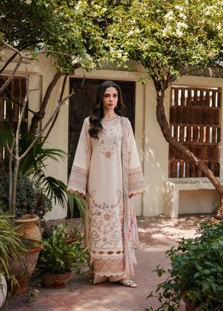 Zync by Florent Unstitched Embroidered Lawn 3 Piece Suit FL26ULZ FZ-5A - Lawn Collection