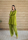 Dareecha by Daak RTW Printed Cotton Silk 2 Piece Suit SPS-G SABZ PAAN SPS-G - Festive Collection