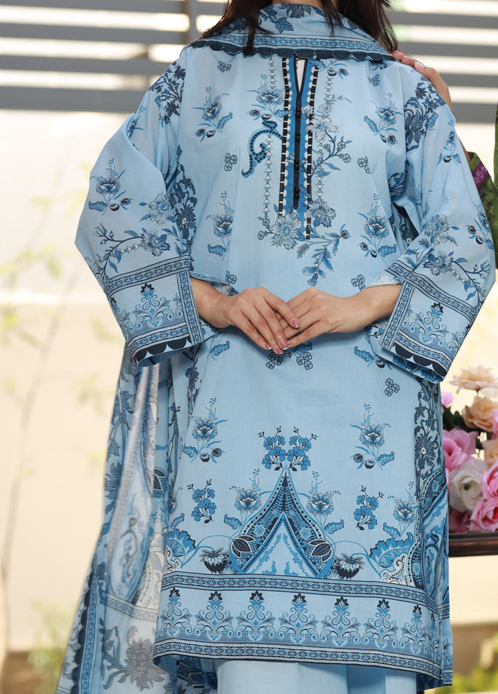 The Garden Muse by Chameli Unstitched Printed Lawn 3 Piece Suit CHM26UGM WRTS-0009 - Summer Collection