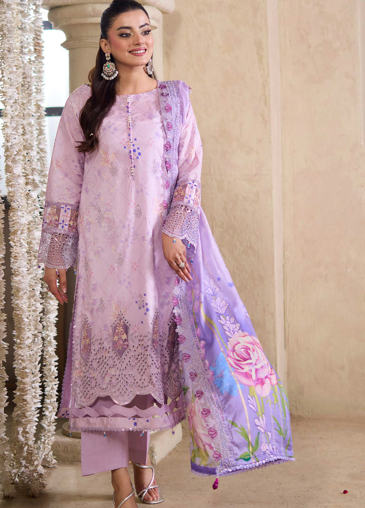 Applique Kari by Al Zohaib Unstitched Embroidered Lawn 3 Piece Suit AZ26AVI D-07 - Summer Collection