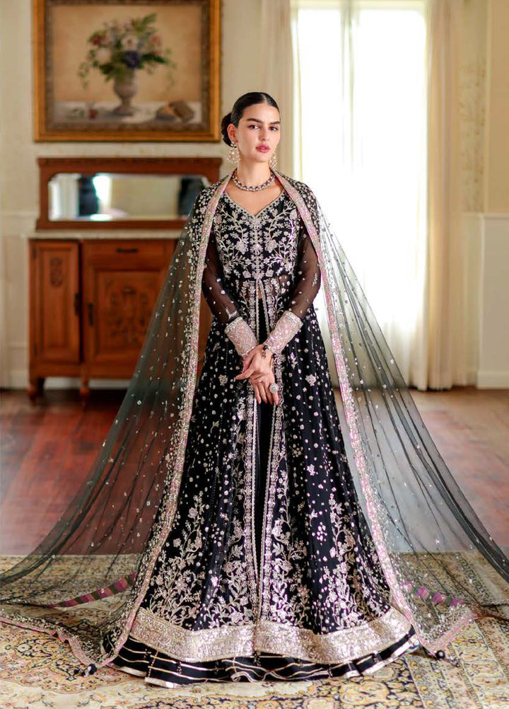 Whispers of Grace by Roheenaz Unstitched Embroidered Chiffon 3 Piece Suit RN26UWG Blaire RUNCH260206 - Wedding Collection