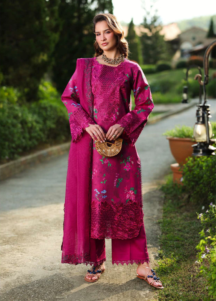 Florence by Rang Rasiya Unstitched Embroidered Lawn 3 Piece Suit RR26UFL Mahra - Summer Collection