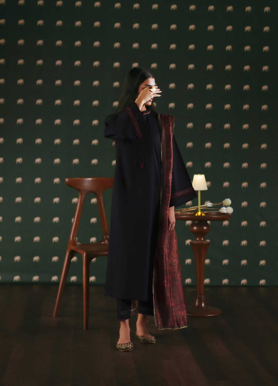 Azzurra by Casual Lite Women RTW Solids Cotton Lawn 3 Piece Suit CL26RA Marzella - Summer Collection