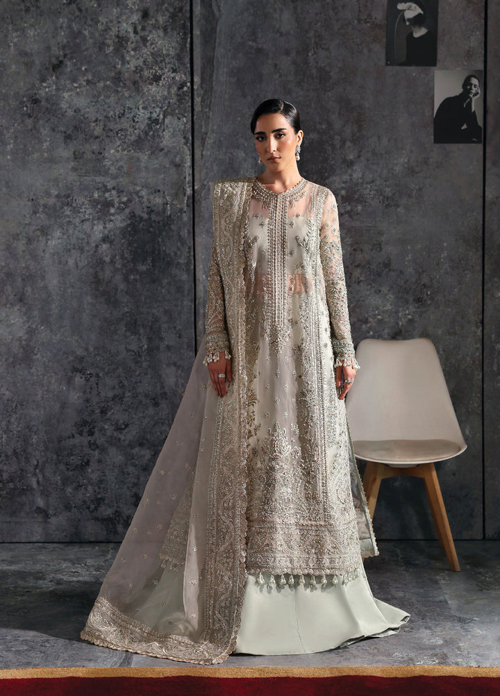 Seraphine by Zarposh Unstitched Embroidered Organza 3 Piece Suit Halo - Wedding Collection