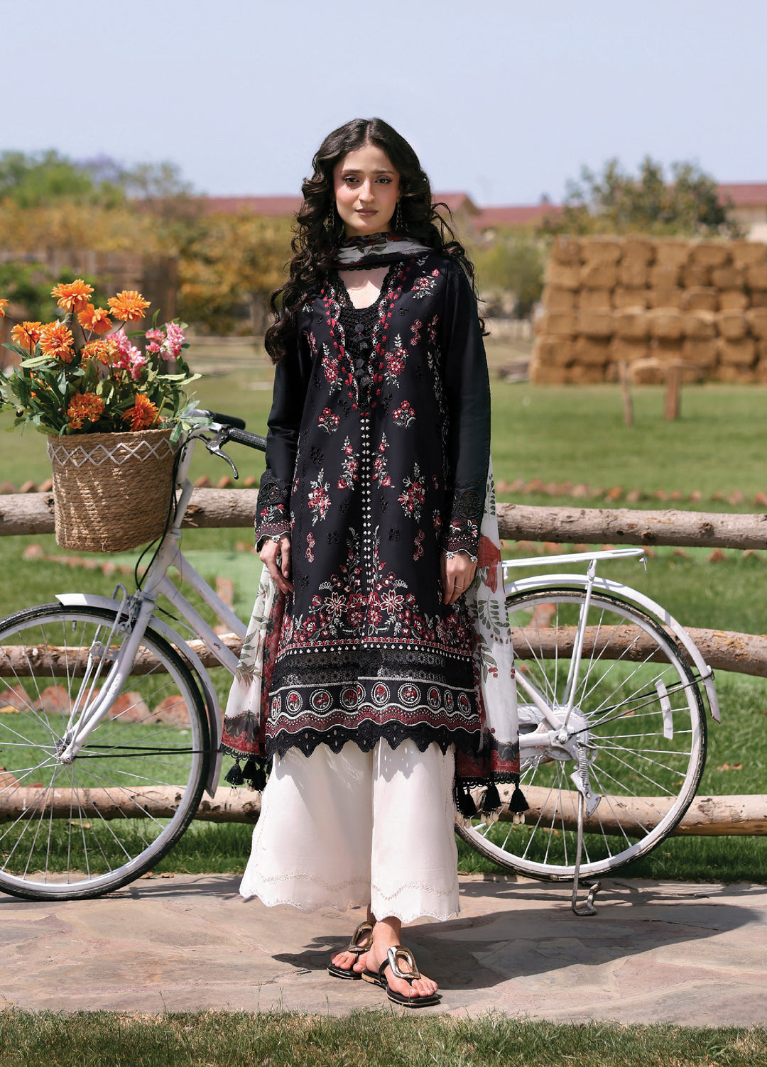 Summer Soiree by Zarposh Unstitched Embroidered Lawn 3 Piece Suit ZR26ULS Osyra - Festive Collection