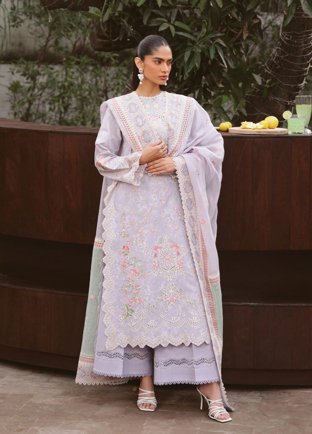 Serein by Ayzel Unstitched Embroidered Lawn 3 Piece Suit AAF26USL Sorea - Eid Collection