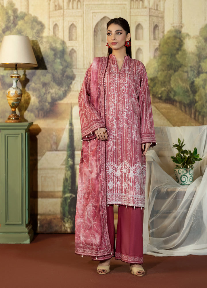 Regalia Textile Unstitched Embroidered Lawn 3 Piece Suit RG26EUS D-5 - Summer Collection