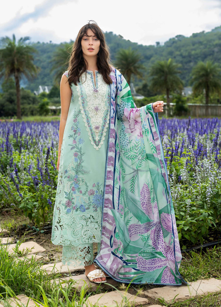 The Secret Garden by Mushq Hemline Unstitched Lawn 3 Piece Suit MU26USG D-17B Hummingbird Haven - Summer Collection