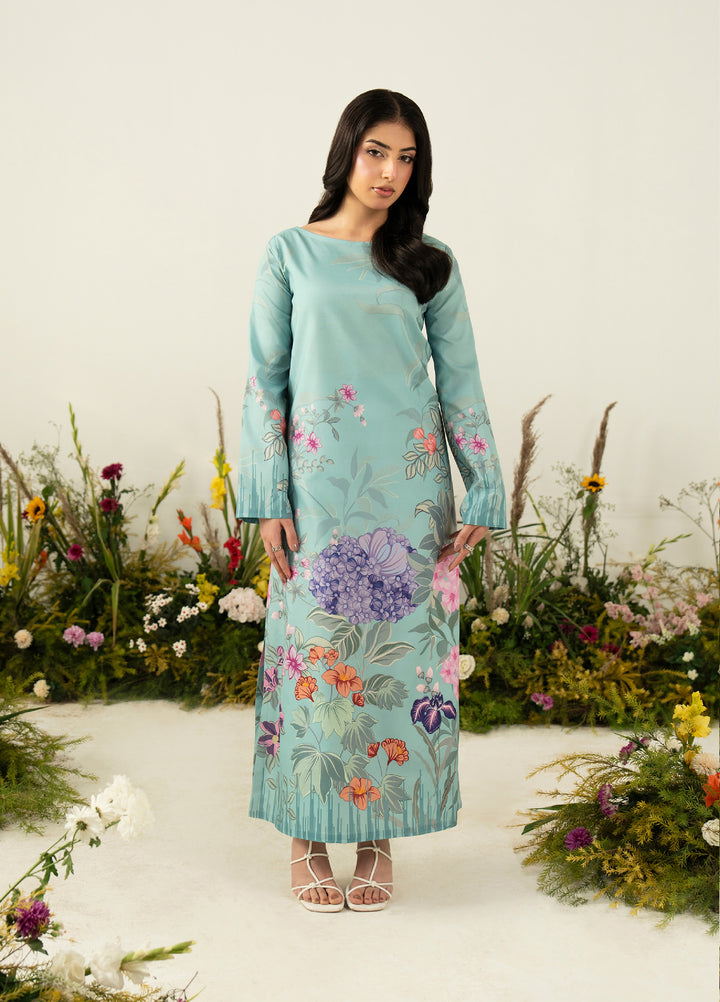 Folds by Zarposh RTW Printed Crepe 2 Piece Suit ZR26PF IRIS - Casual Collection