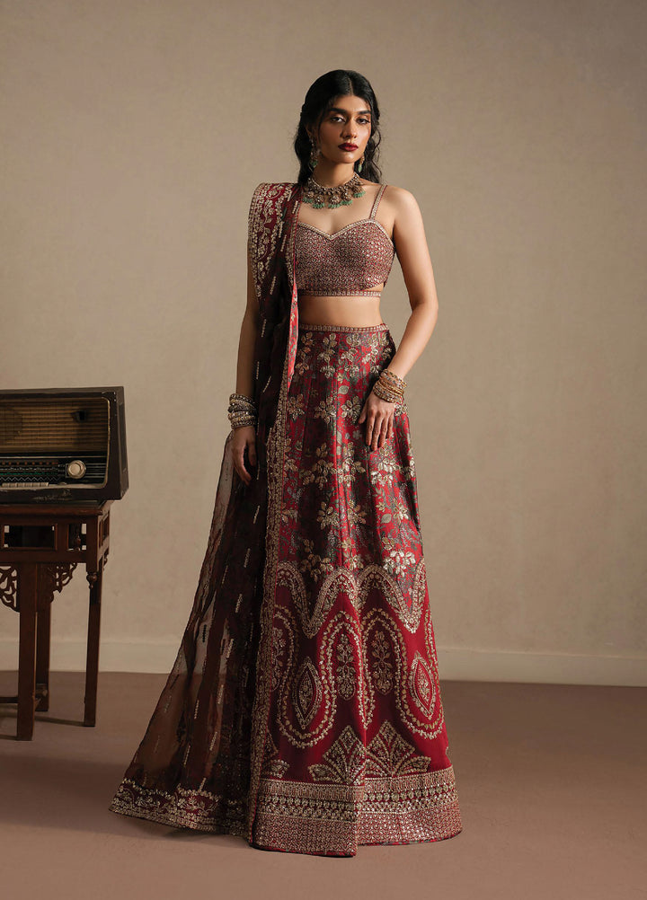 Qurbat by Ayzel Unstitched Embroidered Silk 3 Piece Suit AAF26UQ D-6 Taaruf - Festive Collection