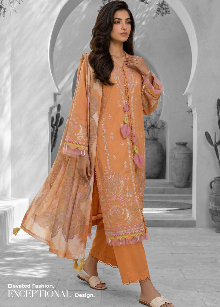 Zellbury Unstitched Printed Lawn 3 Piece Suit ZB26UC WUS26E30793 - Casual Collection