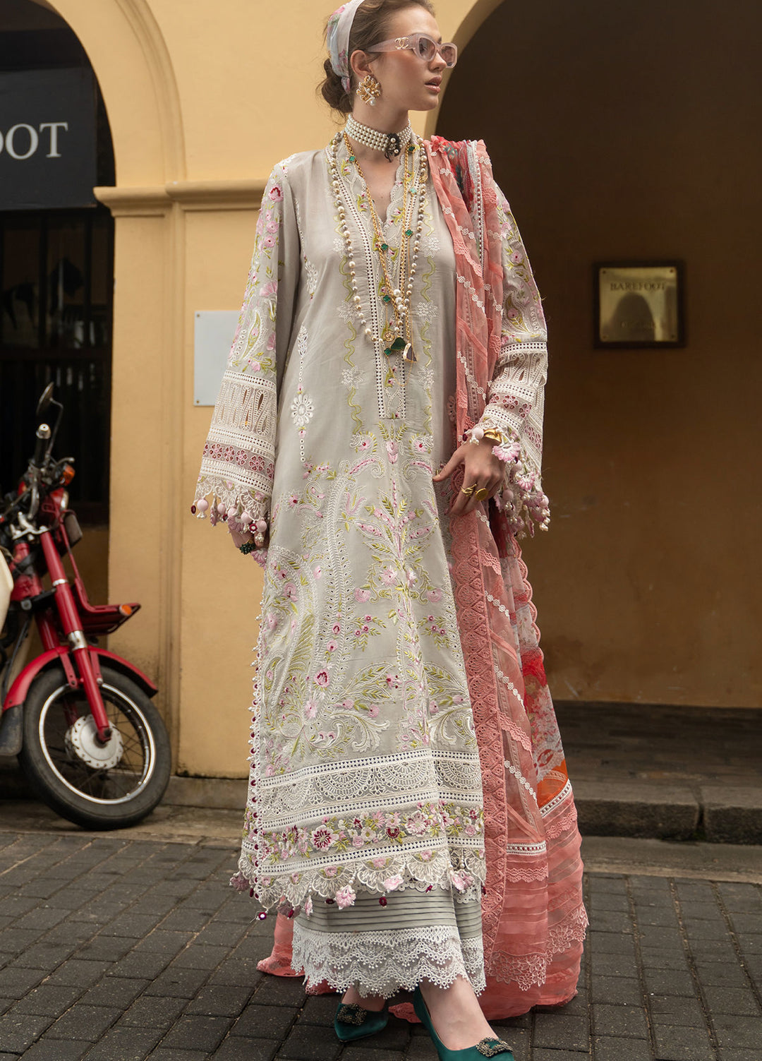 Neroli By Annus Abrar Unstitched Embroidered Lawn 3 Piece Suit ABR26UNL 12 Amani - Festive Collection