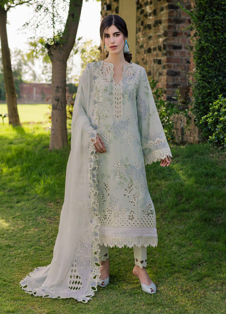Lily May by Nureh Unstitched Embroidered Lawn 4 Piece Suit NU26ULL NE-262 - Eid Collection