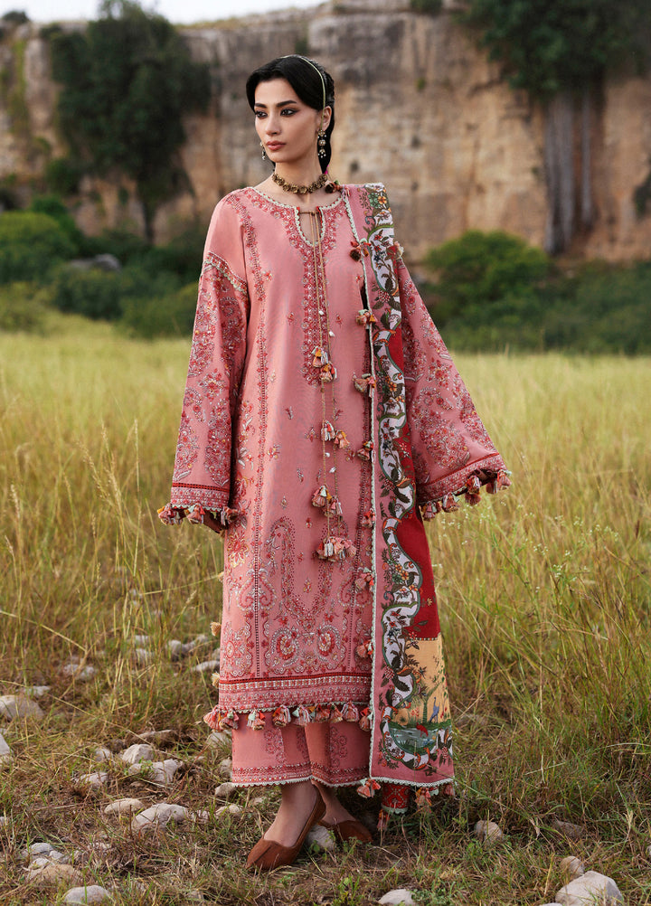 Hussain Rehar Embroidered Jacquard Suits Unstitched 3 Piece HRR25KW Mahpara - Winter Collection