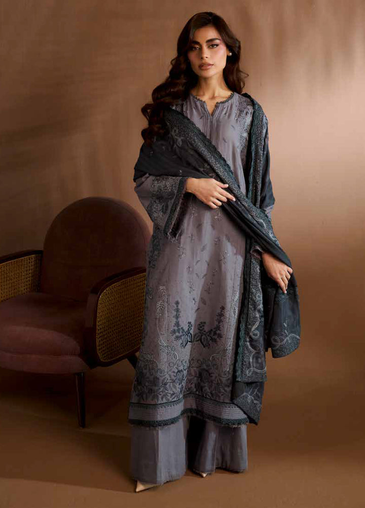 Sobia Nazir Unstitched Shawl Embroidered Khaddar 3 Piece SN25SW D-05 B - Winter Collection