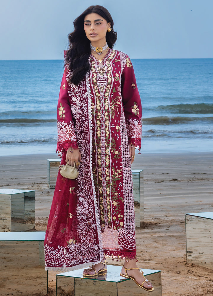 Sirene by Mahnur Unstitched Embroidered Lawn 3 Piece Suit MN26USL S-11 - Summer Collection