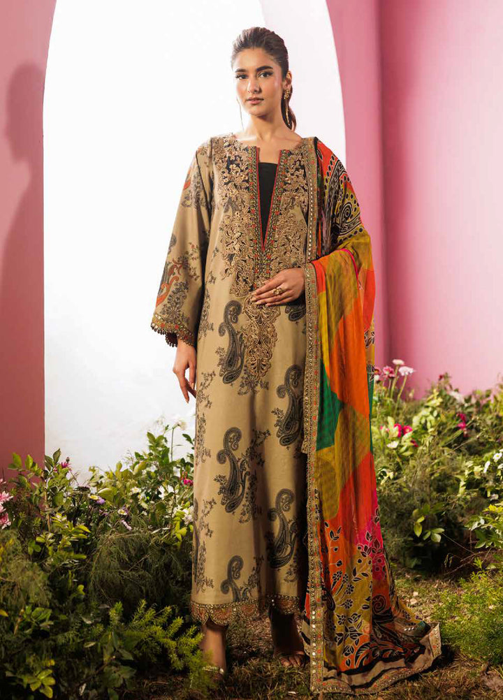 Rang e Bahar by Charizma Unstitched Embroidered Lawn 3 Piece Suit CHR26URB CRB6-07 - Summer Collection