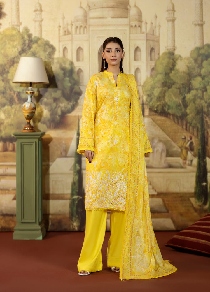 Regalia Textile Unstitched Embroidered Lawn 3 Piece Suit RG26EUS D-9 - Summer Collection
