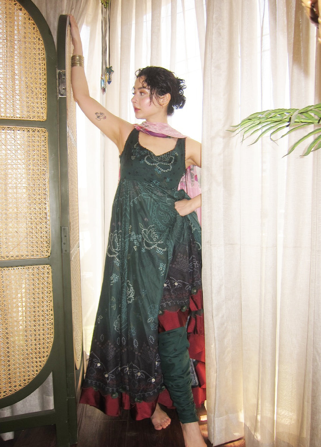 Anarkali by Zara Shahjahan Unstitched Embroidered Lawn 3 Piece Suit ZS26UAL D-04 NAYAB - Eid Collection