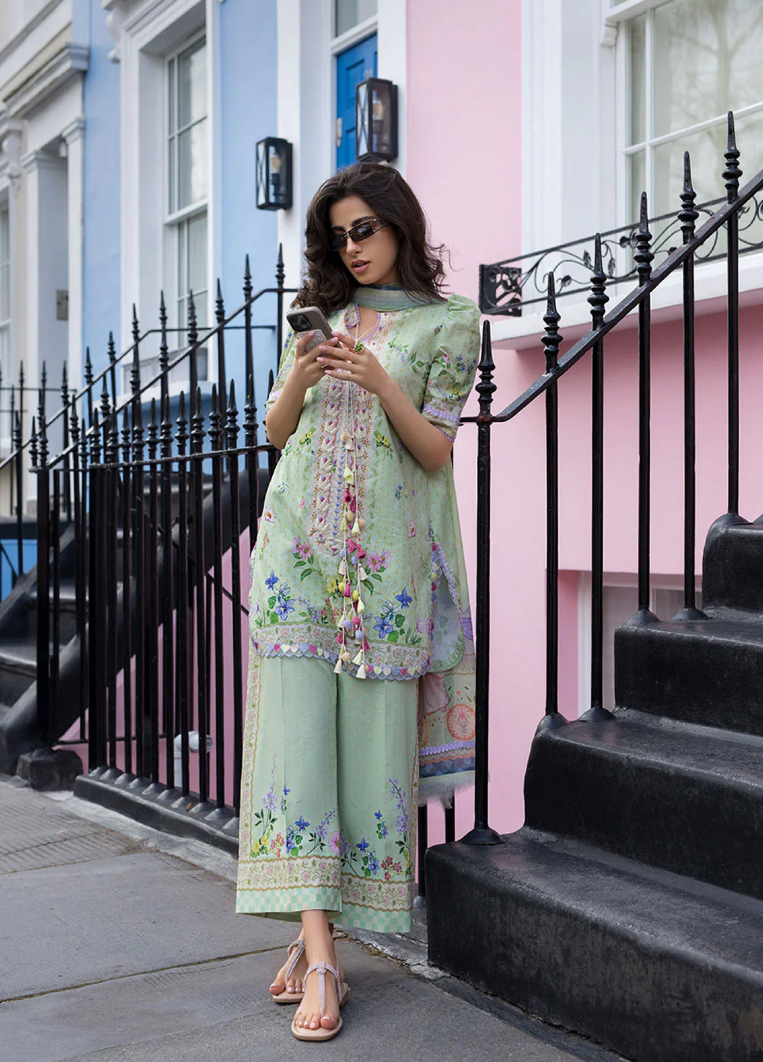 Sobia Nazir Prints Unstitched Embroidered Lawn 3 Piece Suit SN26UPL D-02A - Summer Collection