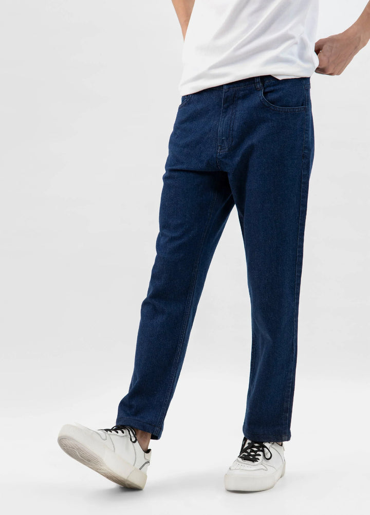 Brumano  Solids Mens  -  ClassicBlue Casual Fit Jeans