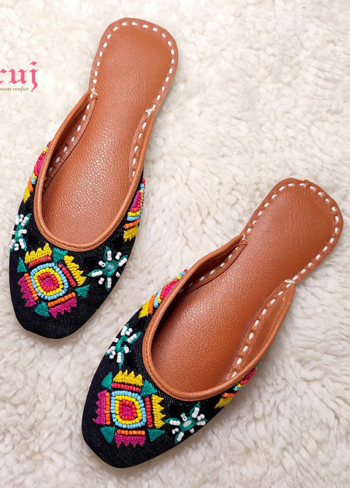 Zuruj Festive Style   Backless Khussay JU-164