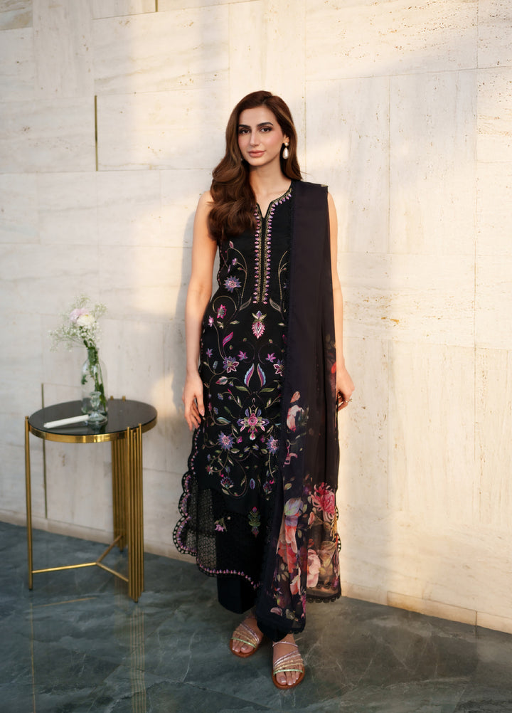 Symphony by Neeshay Unstitched Embroidered Luxury Lawn 3 Piece Suit NSH26US D1-Mirea - Summer Collection