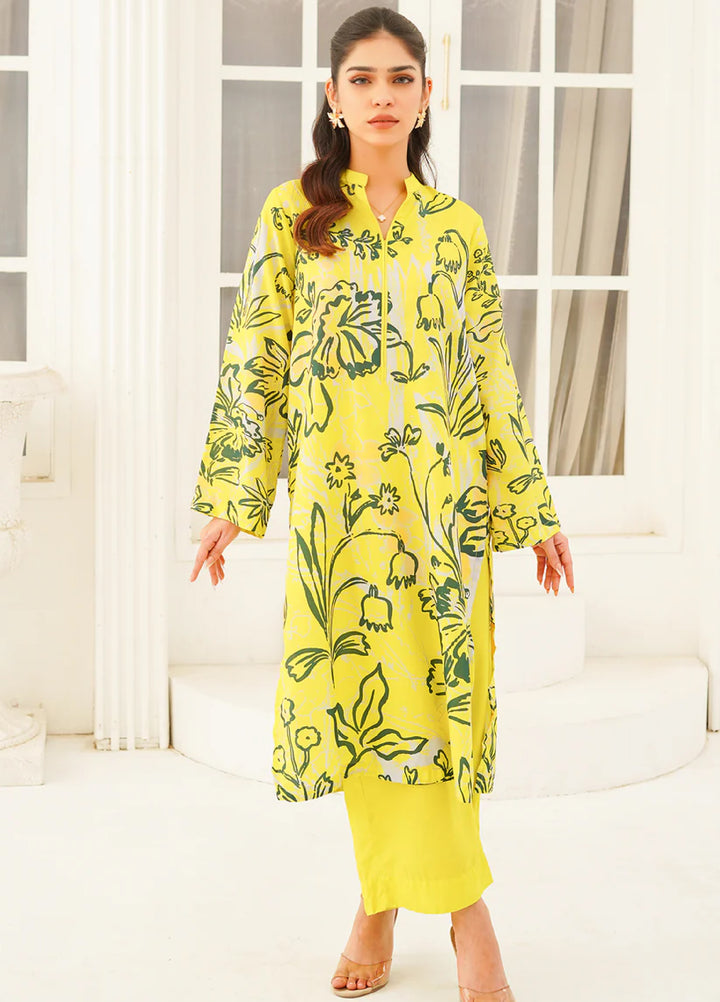 Nairah Women Pret Printed Arabic Lawn Suit NAH26PN Daffodil - Spring Collection