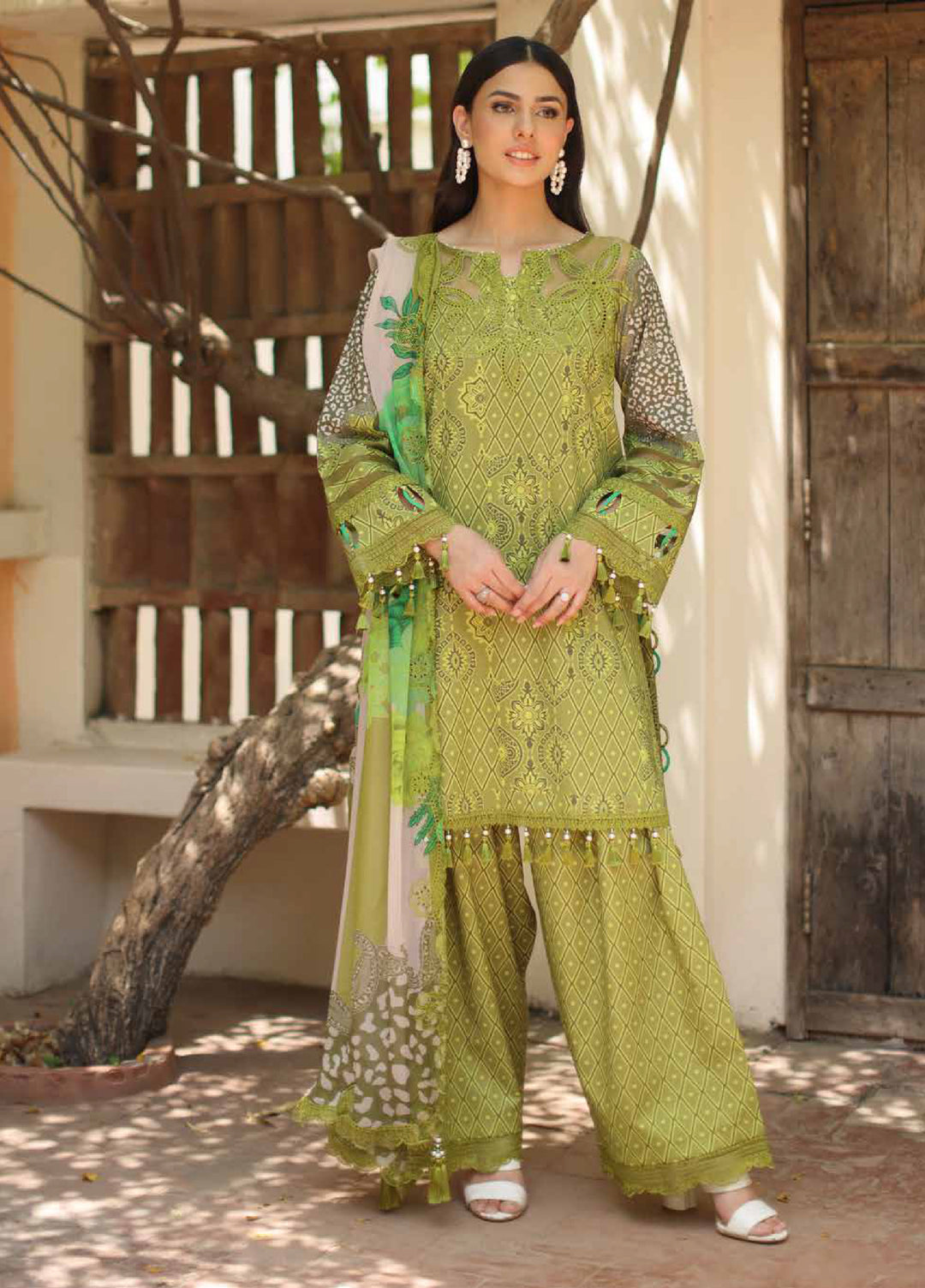 Aniiq by Charizma Unstitched Embroidered Lawn 3 Piece Suit CHR26UAL AN6-08 - Summer Collection