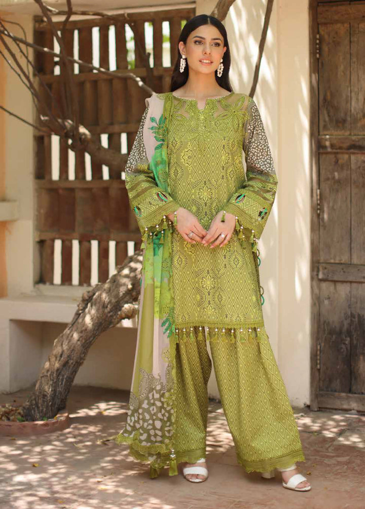 Aniiq by Charizma Unstitched Embroidered Lawn 3 Piece Suit CHR26UAL AN6-08 - Summer Collection